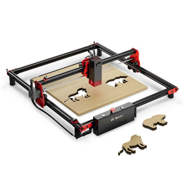 DIY-laserkaiverrinleikkuri, 400x400mm kaiverrusalue, korkean nopeuden suorituskyky,ALDK-5BD 5W