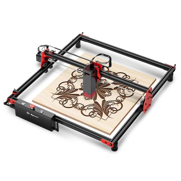 DIY Lasergraver Cutter, 400x400mm Graveringområde, Højhastighedsydelse,ALDK-10BD 10W