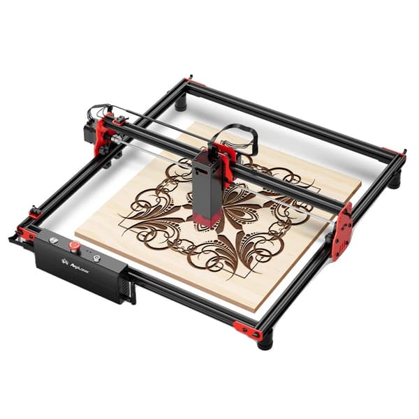 DIY Lasergraver Cutter, 400x400mm Graveringområde, Højhastighedsydelse,ALDK-10BD 10W