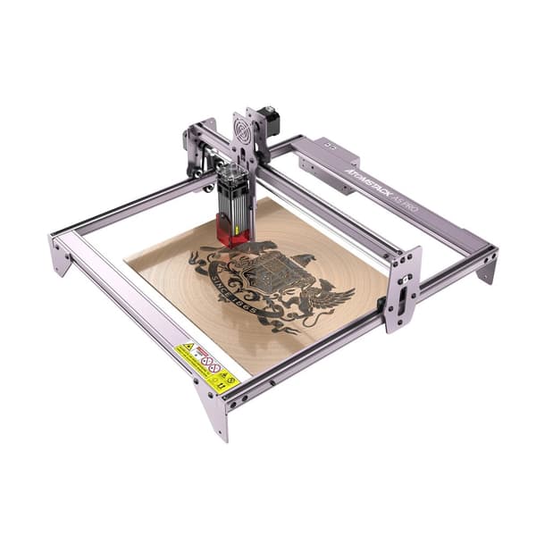Lasergravemaskine, Fast Fokus Laser, 410 x 400 mm Gravurstørrelse,A5 PRO, EU stik