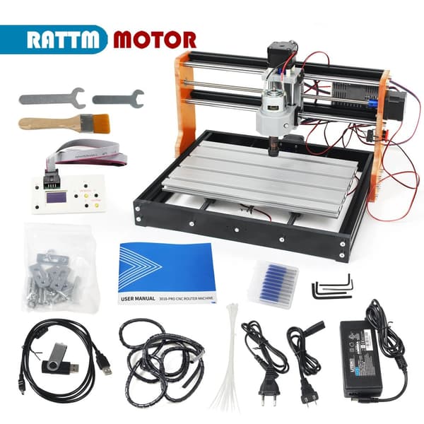 CNC Laser Gravering Maskine, 775 Spindle Motor, Til Træ og Plastik,med Offline kontrol, Med 10W Laser