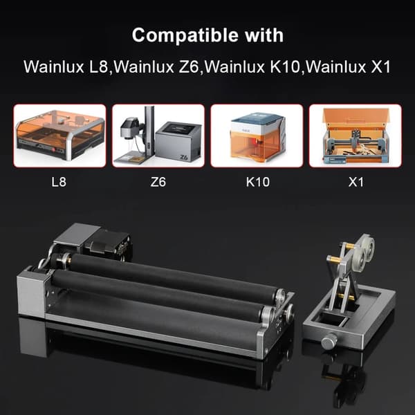 WAINLUX Laserkaiverrinsetti, 3-in-1 Kiinnitysjärjestelmä, Tarkka Kaiverrus,MD19