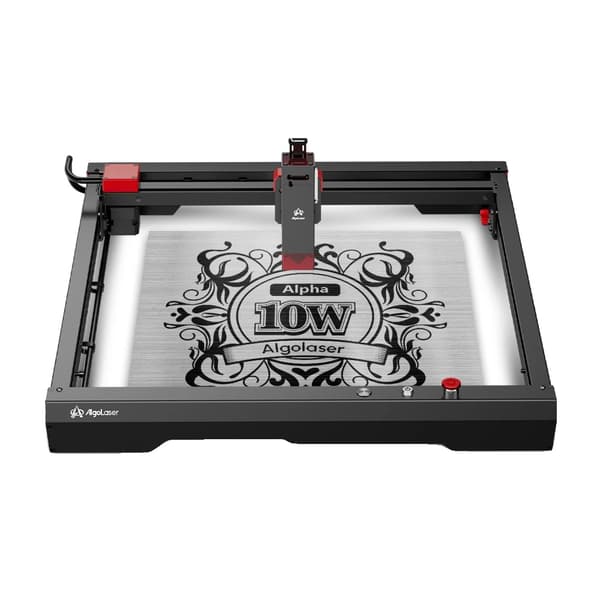 Lasergravyrmaskin, 10W effekt, 400x400mm gravyrområde,ALPHA 10W