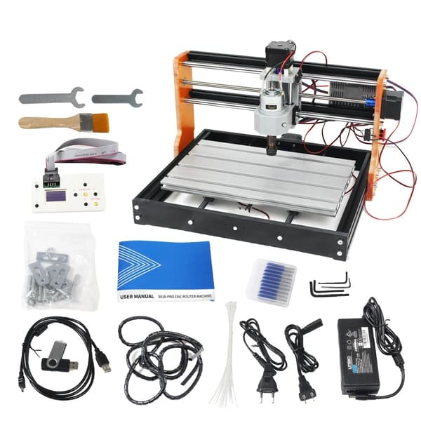 CNC Laser Gravering Maskine, 775 Spindle Motor, Til Træ og Plastik,med Offline kontrol, Med 15W Laser