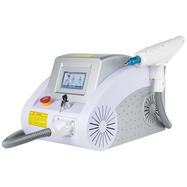 Laserborttagningsmaskin för tatueringar, justerbar ND YAG-våglängd, kompakt design,EU-kontakt, 110V
