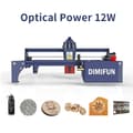 Miniatyrbillede 2 af 2: Lasergraver, 330 x 330 mm graveringområde, 12000 mm/min hastighed,Optisk Effekt 12W