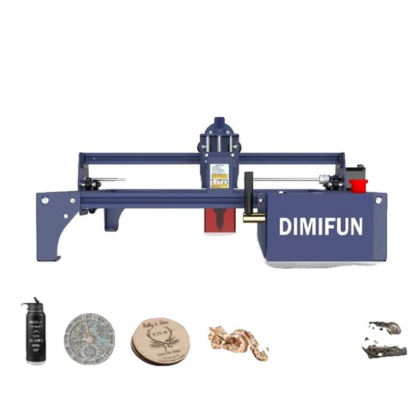 Lasergraver, 330 x 330 mm graveringområde, 12000 mm/min hastighed,Optisk Effekt 12W