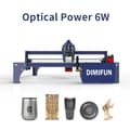Miniatyrbild 2 av 2: Lasergravyr, 330 x 330 mm gravyrområde, 12000 mm/min hastighet,Optisk effekt 6W