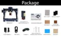 Miniatyrbild 2 av 2: DIMIFUN D9 A25 Lasergravyrmaskin, 130*130mm Arbetsområde, 10000mm/min Hastighet,DIMIFUN D9 A25, EU
