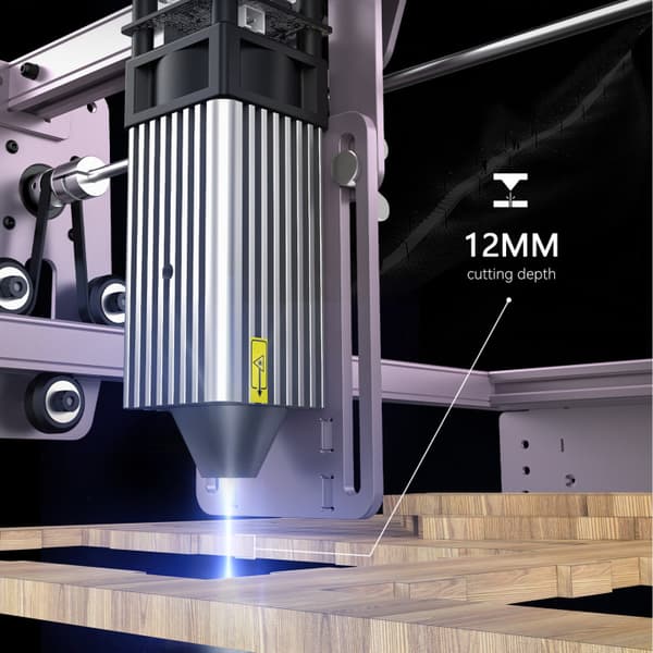 Lasergraver Maskine, 40W Effekt, 410x400mm Arbejdsområde, Høj Præcision Gravering