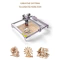 Miniatyrbillede 4 af 4: Lasergraver Maskine, 40W Effekt, 410x400mm Arbejdsområde, Høj Præcision Gravering