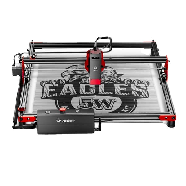 AlgoLaser DIY-lasertulostin, 400 mm x 400 mm kaiverrusalue, korkea tarkkuus 12,5 um,TEE ITSE -SARJA 5W