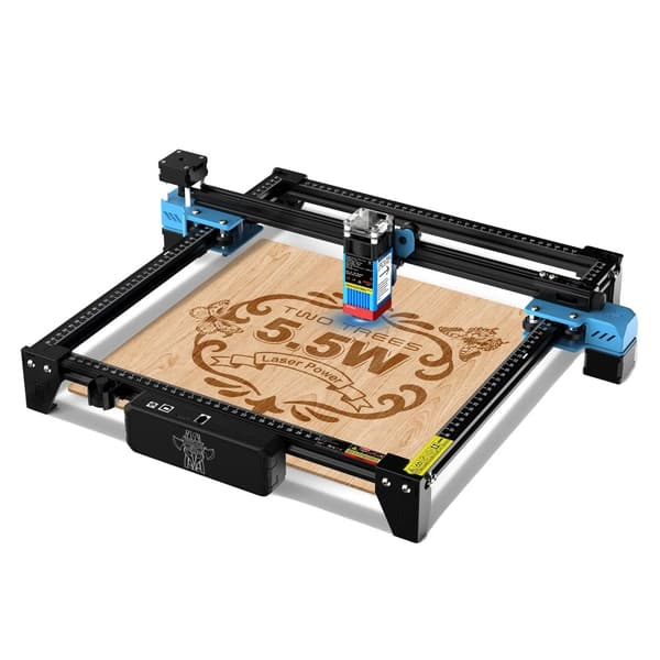 Laserkaiverruskone, 300x300mm kaiverrusalue, 30000mm/min nopeus,Työalue 300x300mm, EU-pistoke, TTS-55 Pro