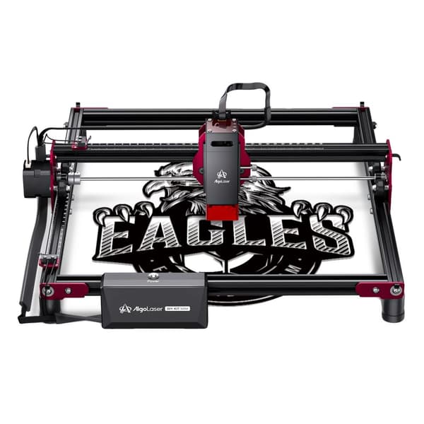 Bärbar lasergravyrmaskin, 5W laserkraft, 300x300mm gravyrområde,DIY KIT MINI 5W