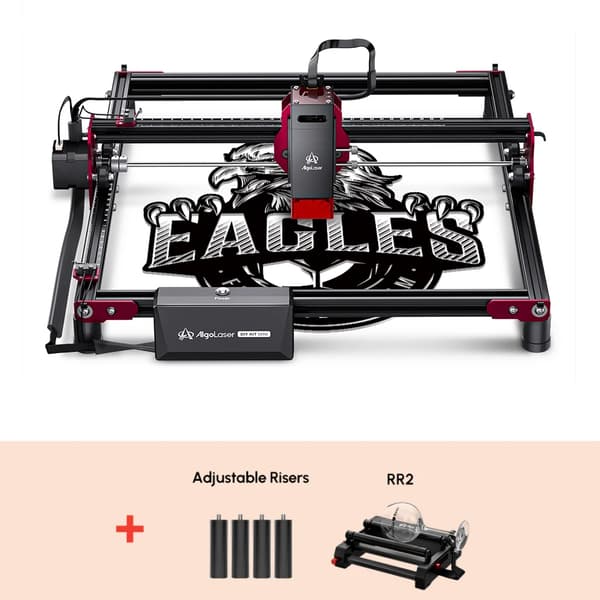 Bærbar Lasergraver, 5W Laser Effekt, 300x300mm Graveringområde,DIY KIT MINI 5W SÆT