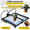 Miniatyrbillede 4 af 4: Lasergraver, 5,5W effekt, 410 x 400 mm graveringsoverflade