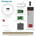 Miniatyrbillede 2 af 2: Lasergraver Modul, 11W Optisk Effekt, 1000mm/s Scanningshastighed,E40 Modul