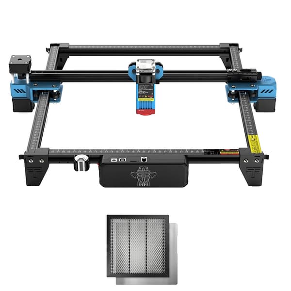 Kaksi Puu Laserkaiverrin, 300mm x 300mm Kaiverrusalue, Tarkkuus 0.1mm Tarkkuus,Setti 1, TTS-55 PRO, EU