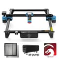Pikkukuva 2 / 2: Kaksi Puu Laserkaiverrin, 300mm x 300mm Kaiverrusalue, Tarkkuus 0.1mm Tarkkuus,Setti 2, EU, TTS-55 PRO