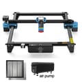 Pikkukuva 2 / 2: Kaksi Puu Laserkaiverrin, 300mm x 300mm Kaiverrusalue, Tarkkuus 0.1mm Tarkkuus,Setti 3, EU, TTS-55 PRO
