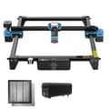 Pikkukuva 1 / 2: Kaksi Puu Laserkaiverrin, 300mm x 300mm Kaiverrusalue, Tarkkuus 0.1mm Tarkkuus,Setti 3, EU, TTS-55 PRO