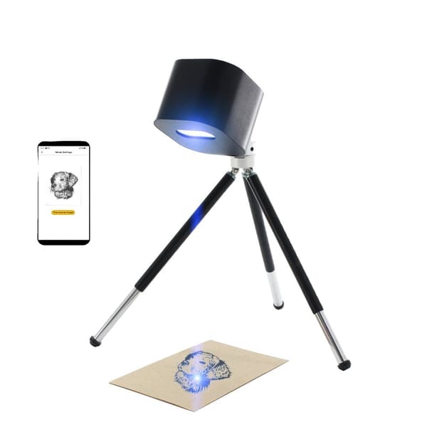 Laserkaiverruslaite, Bluetooth-tuki, kädessä pidettävä pöytäkaiverrin