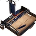 Miniatyrbillede 1 af 2: Laser Rotationsrulle, 360° Rotation, Gravering Diameter 6-150mm, Nem Opsætning,sort
