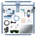Miniatyrbillede 2 af 2: Lasergraver, 5,5W laserkraft, 410 x 420 mm graveringsoverflade, laserbeskyttelseshætte,SCULPFUN S9, EU