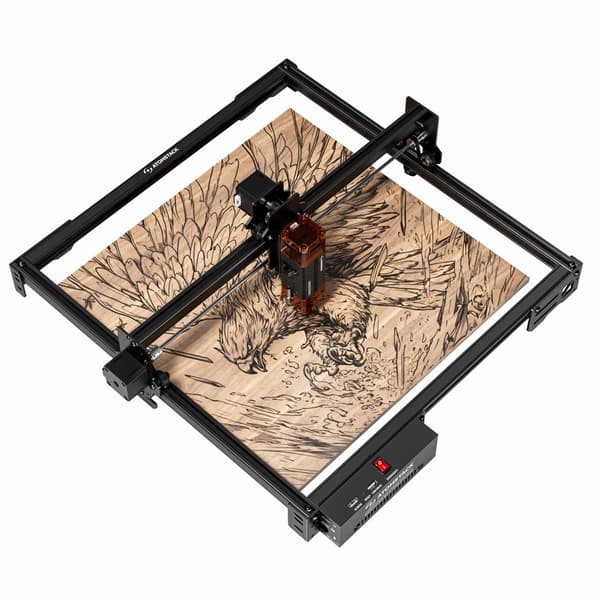 Lasergravyr, 410 mm x 380 mm gravyrstorlek, 5,5-6 W lasereffekt