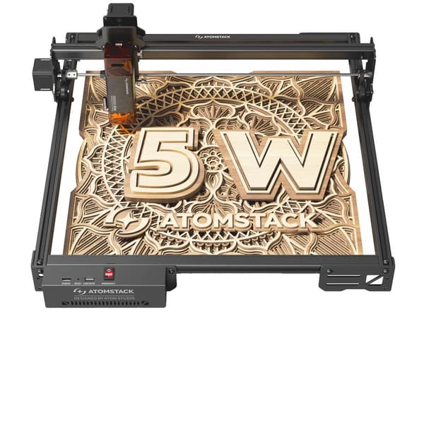 Lasergravyr, 410 mm x 380 mm gravyrstorlek, 5,5-6 W lasereffekt