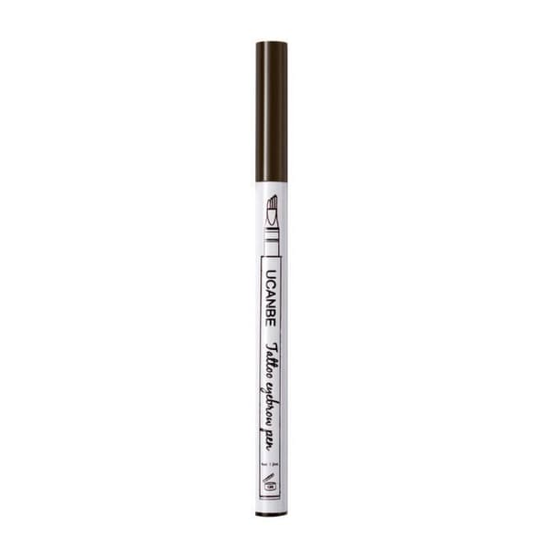 Vattentät ögonbrynstatueringpenna Sketch Gaffelspets Microblading Makeup Penna Ink Sketch_MRQT*3127