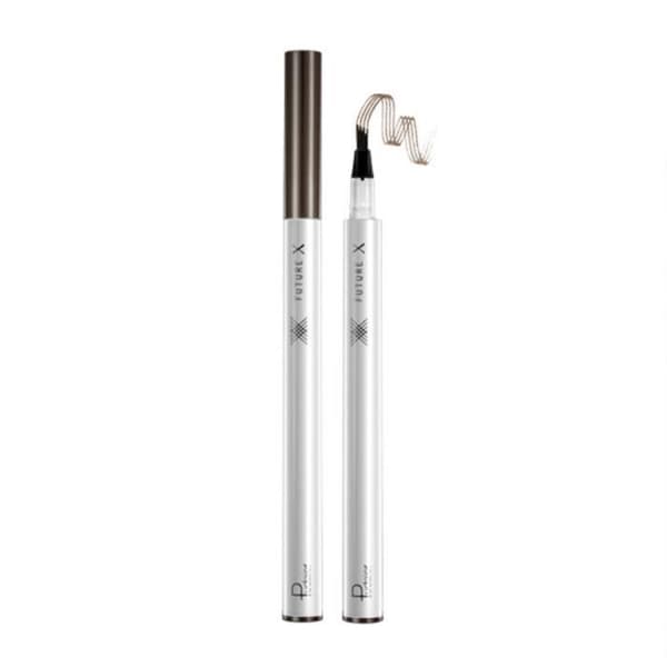 Vattentät ögonbrynstatueringspenna Sketch Gaffelspets Microblading Makeup Penna Ink Sketch_MRQT*2892