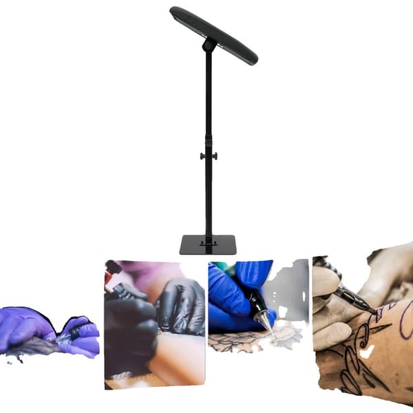 Tatuering Arm/Ben Stöd, Justerbar Höjd 68-100 cm, Mångsidig Kuddvinkel, Bärbar Design