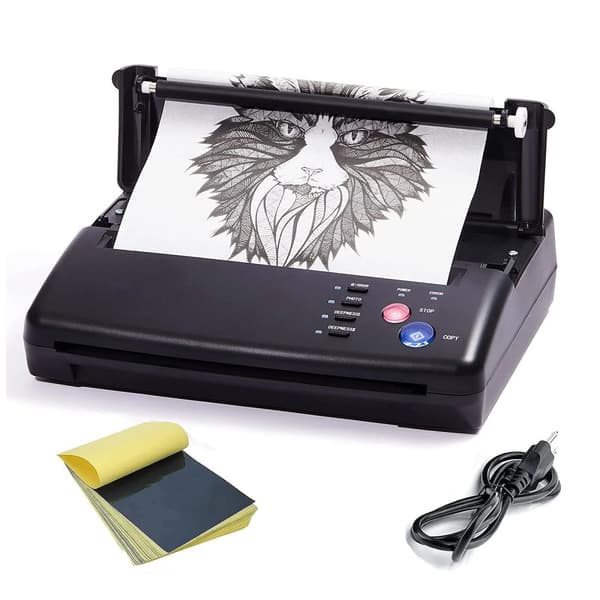 Tatueringsöverföringsmaskin, Snabb utskriftshastighet, Kompakt design,220V EU-kontakt