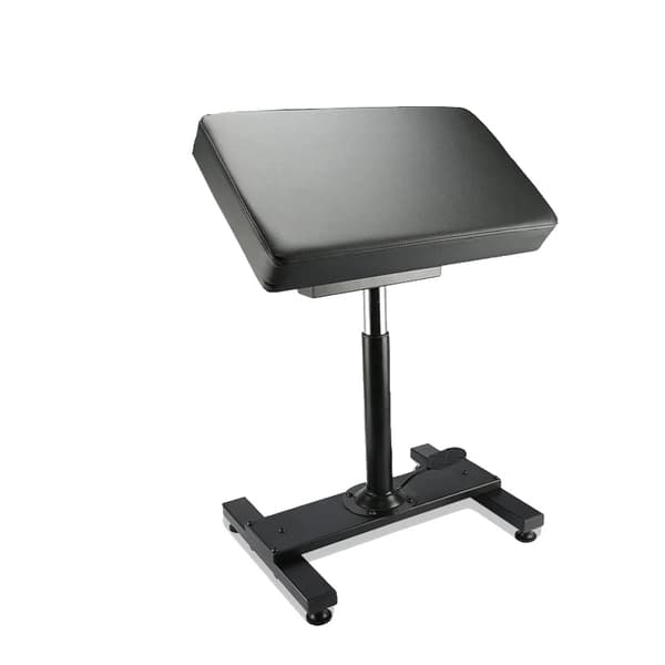 Stort Tattoo Armstøtte, Justerbar Højde 82-107 CM, Kraftig Støtte,sort