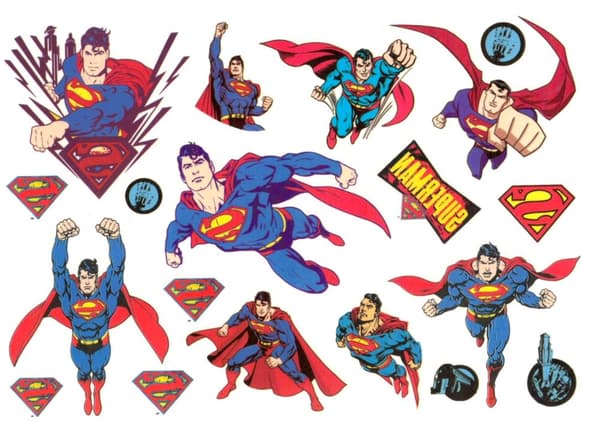 Superman 16 stk børntatoveringer tatovering børn