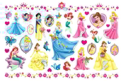 Disney princess 18 stk børntatoveringer tatovering ariel børn
