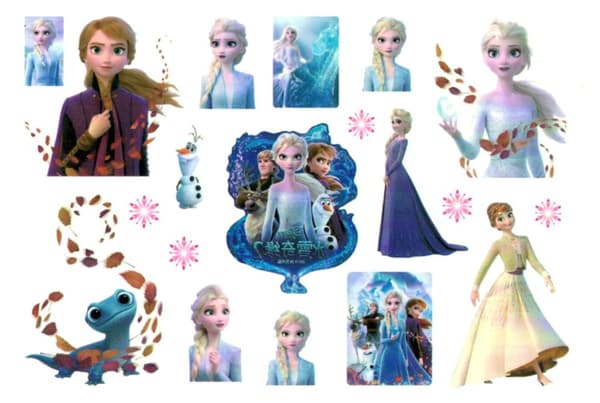 Frozen 14 stk tatoveringer for barn tatovering midlertidige
