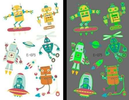 Robitit 34 kpl itsevalaiseva lastentatuointi tatuointi robotti