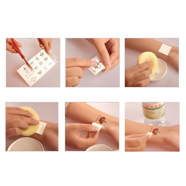 30-pack midlertidige tatoveringer falske tatoveringer falske falske tatoveringer