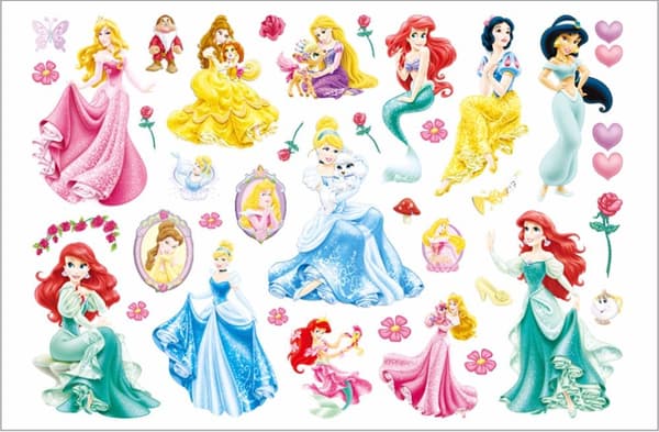 Disney princess 15 stk tatoveringer barn tatovering midlertidige