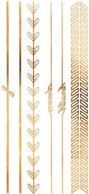 Temporära Metallic Tatueringar / Fake Tattoo Sticker - Dröm