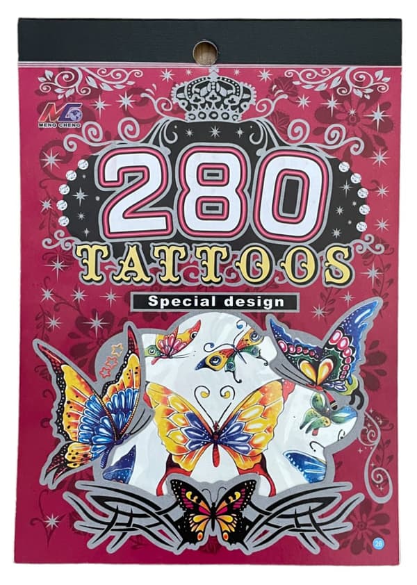 6 st Ark Temporära Tatueringar / Fake Tattoo Sticker - Fjäril / Butterfly