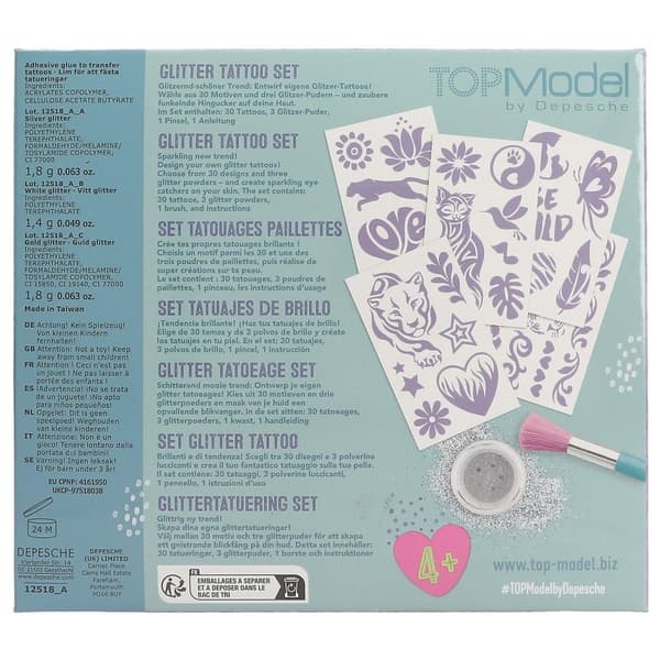 TOPModel Glitter Tattoo Set Fantasy Tigre