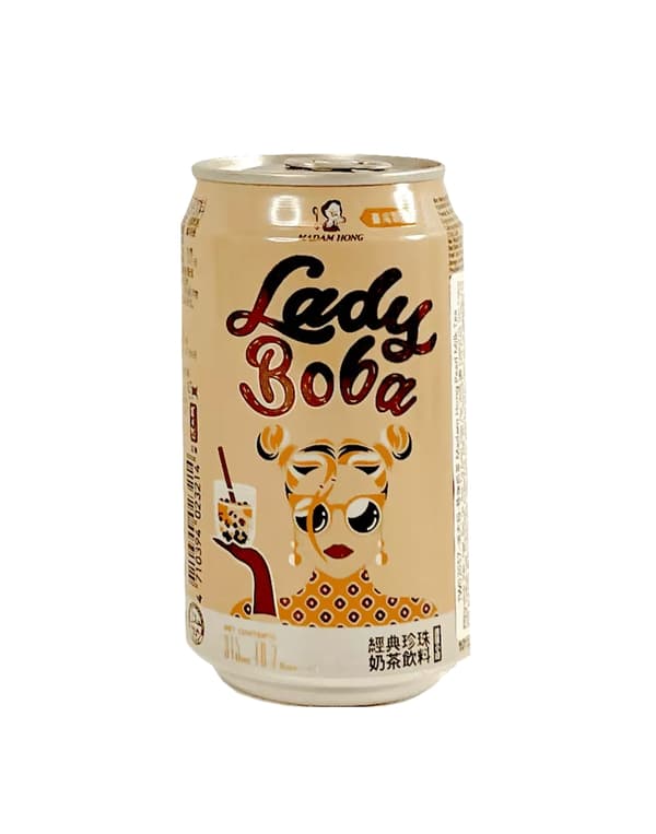 Mjölk Te Med Tapioka Pärlor Original 315ml Madam Hong Taiwan