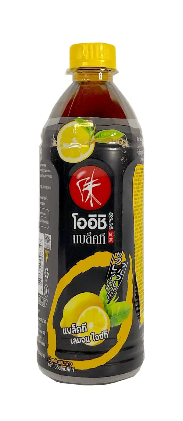Svart te Citron 500ml Oishi Thailand