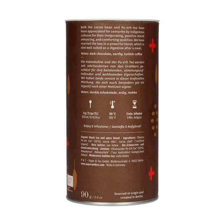 Papir & Te - Chokoladekur No725 - Løs te - 90g dåse