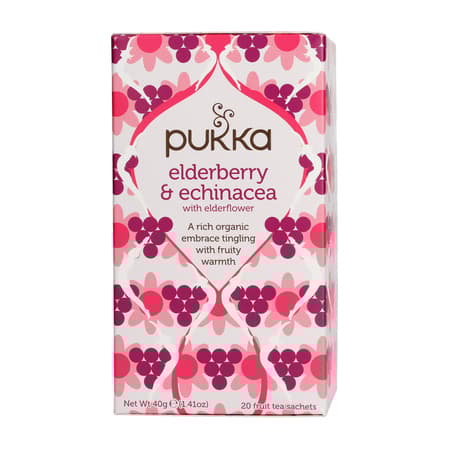 Pukka - Hyldebær & Echinacea BIO - Te 20 poser