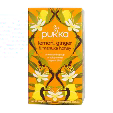 Pukka - Sitruuna, inkivääri & Manuka Hunaja BIO - Tee 20 pussia