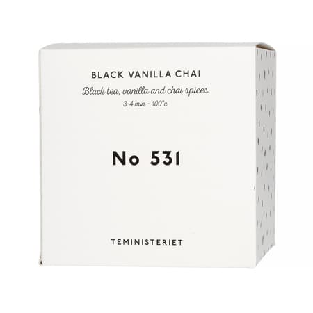 Teministeriet - 531 Black Vanilla Chai - Lös te 100g - Refill Pack